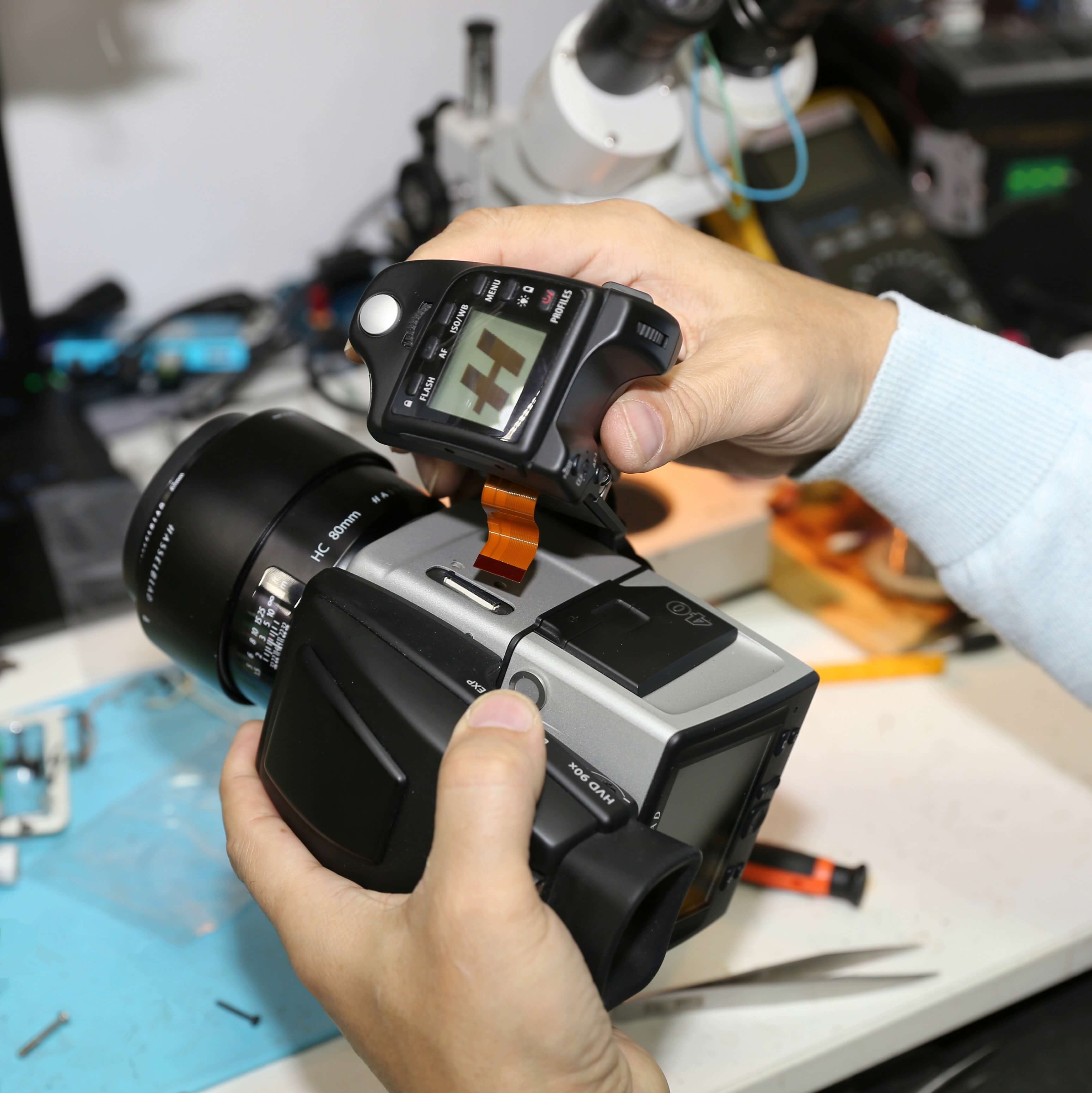 Фотоаппарат Hasselblad H5D после ремонта
