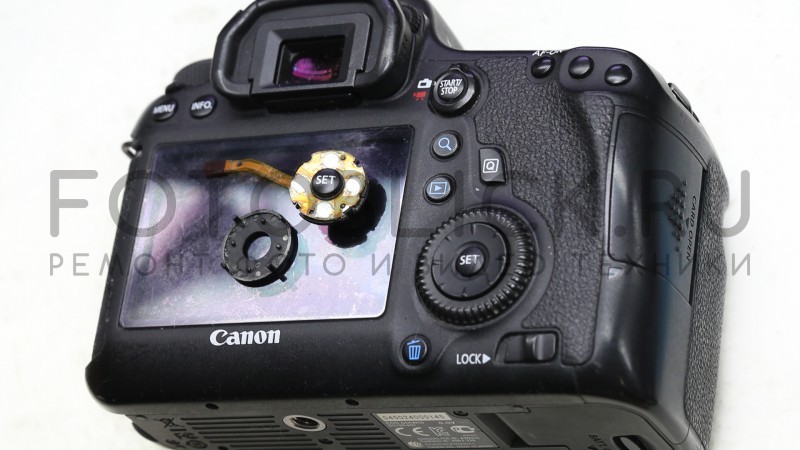 Замена джойстика Canon 6D