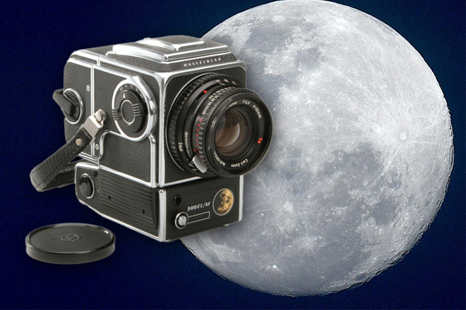​Лунная фотосессия на камеру Hasselblad