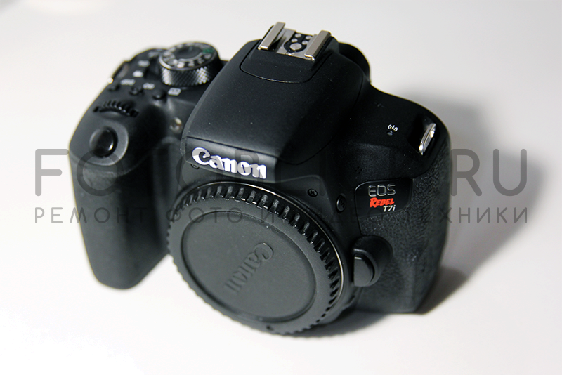Canon EOS Rebel T7i перед ремонтом
