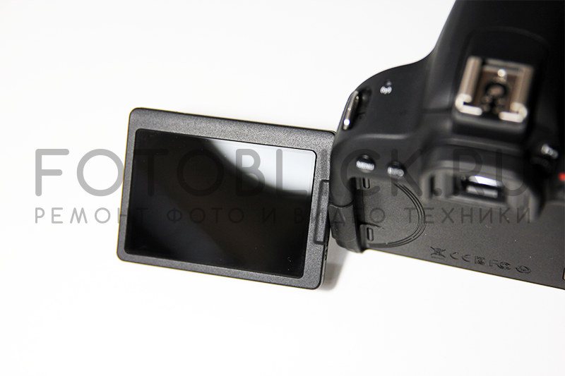 Canon EOS Rebel T7i замена шлейфа дисплея