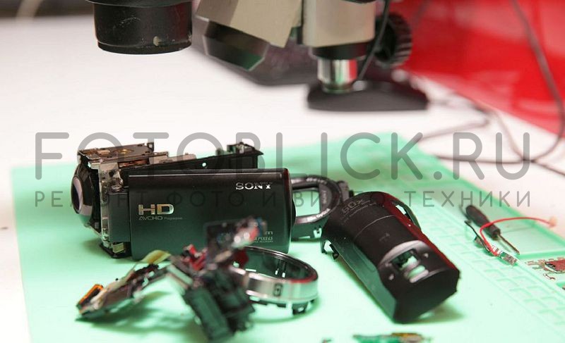 Diagnostika i remont kamer Sony